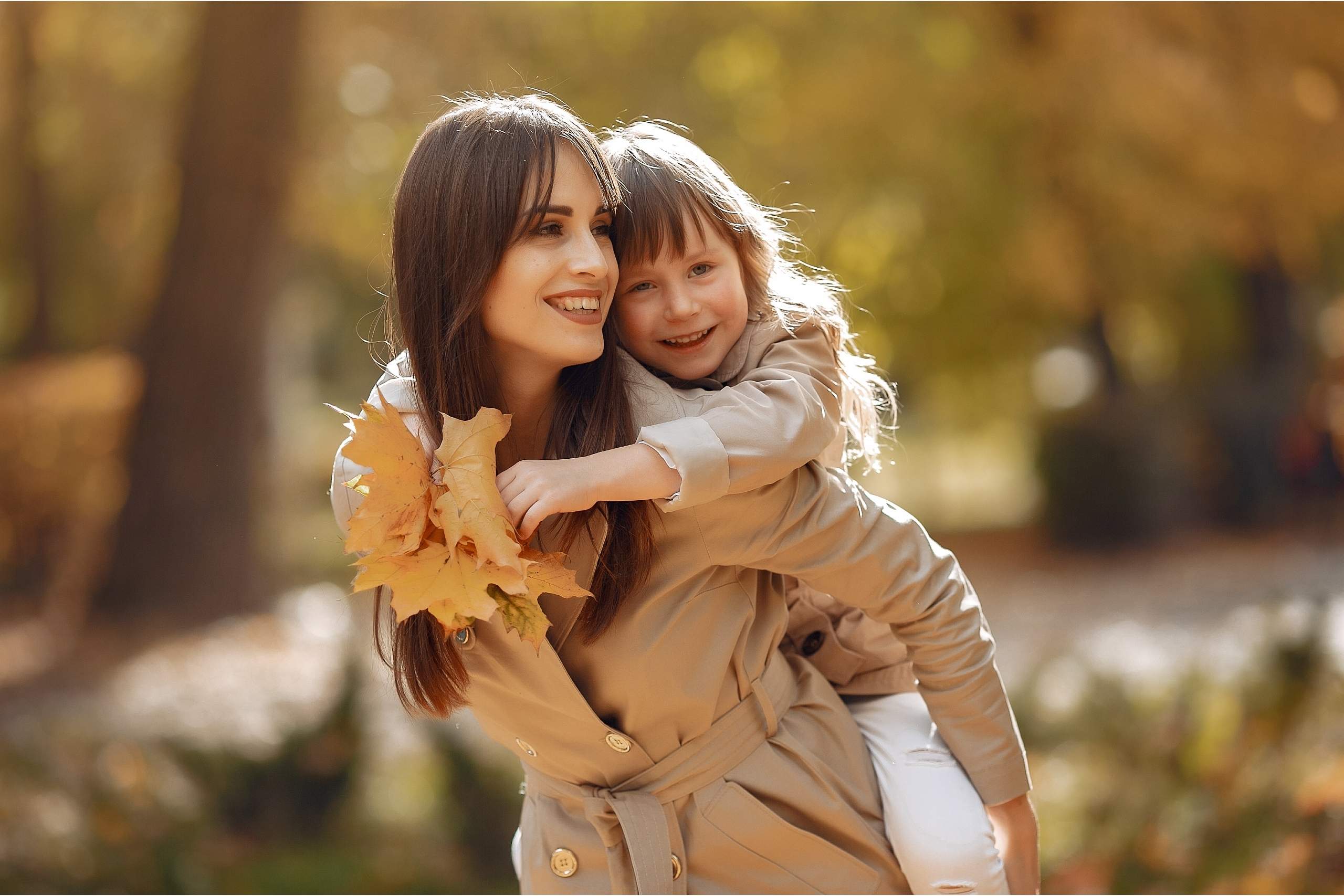 Picture of mother and her child with special needs